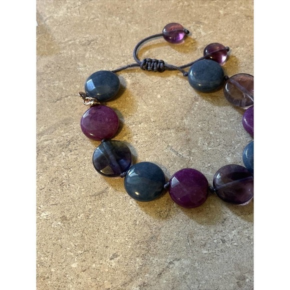 Lola Rose semi precious bracelet purple - Picture 3 of 6